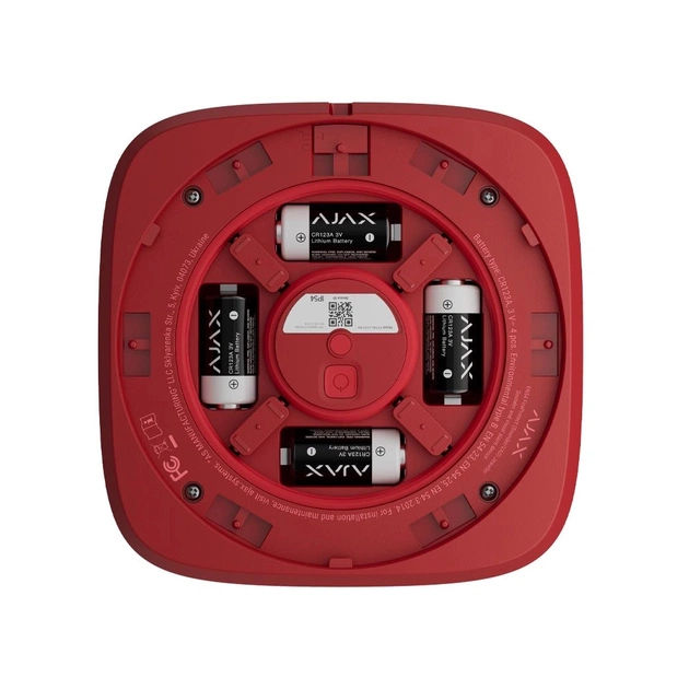 Сирена Ajax EN54 FireProtect Sounder/VAD red - picture 6