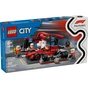 Конструктор LEGO City Піт-стоп і піт-екіпаж F1 з болідом Ferrari (60443) - зменшене зображення 1