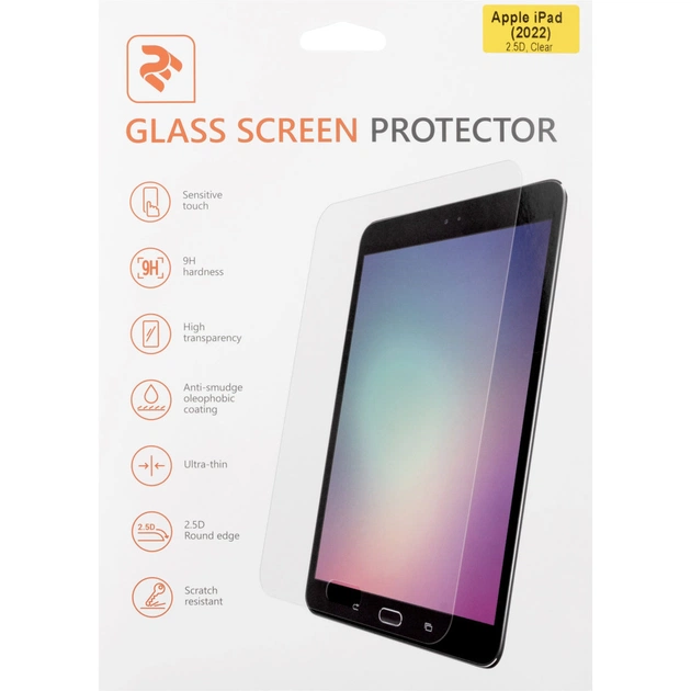 Скло захисне 2E iPad Air 10.9" (Gen 5, 2022) 2.5D (2E-IPD-2022A-LT2.5D-CL) - picture 6