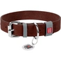 Нашийник для тварин WAUDOG Classic шкіряний 20 мм х 30-39 см коричневий (02176) - зменшене зображення 1