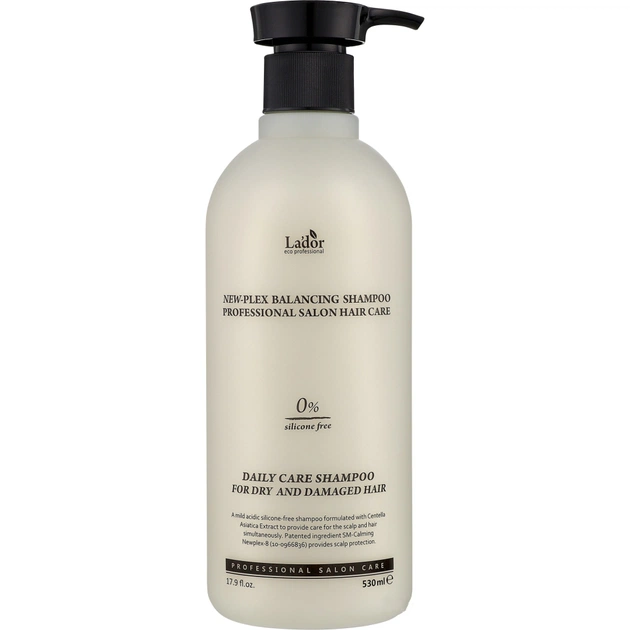 Шампунь La'dor New-Plex Balancing Shampoo Безсиліконовий Заспокійливий 530 мл (8809982980056) - изображение 1