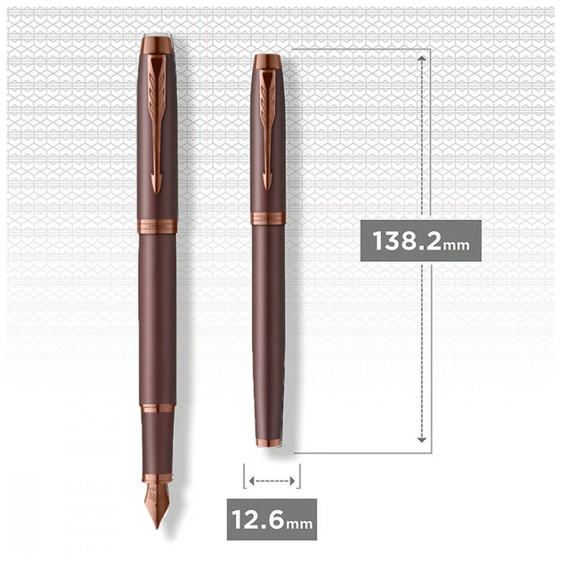 Ручка пір'яна Parker IM 17 Professionals Monochrome Burgundy  FP F (28 311) - зображення 5