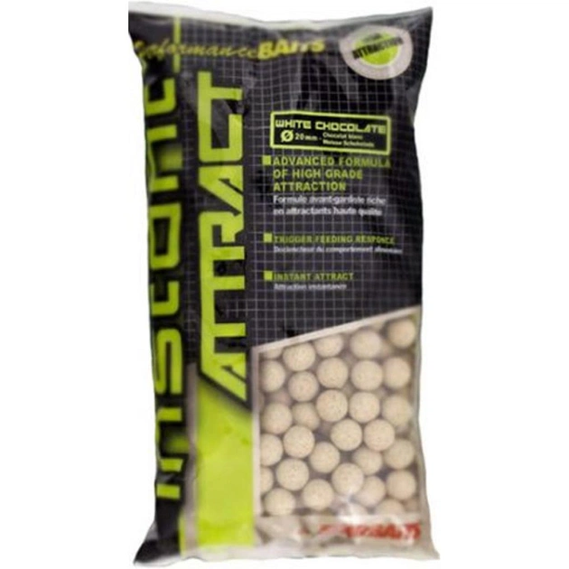 Бойл Starbaits Instant attract White chocolate білий шоколад 14мм 1кг (32.59.66) - изображение 1