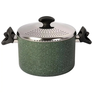 Каструля TVS Natura Induction 22 см, 2 л з кришкою для зливання (BS036222910001C) зображення 1