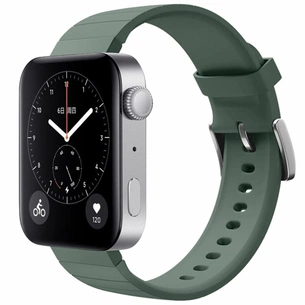 Ремінець до смарт-годинника BeCover Silicone для Xiaomi Mi Watch Pine Green (704517) зображення 1