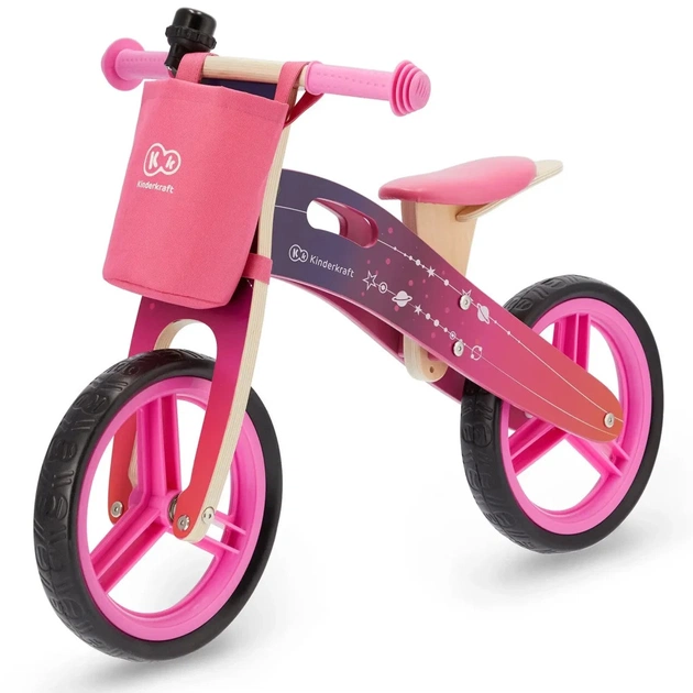 Біговел Kinderkraft Runner Galaxy Pink (KKRRUNGPNK00AC) (5902533911493) - изображение 1