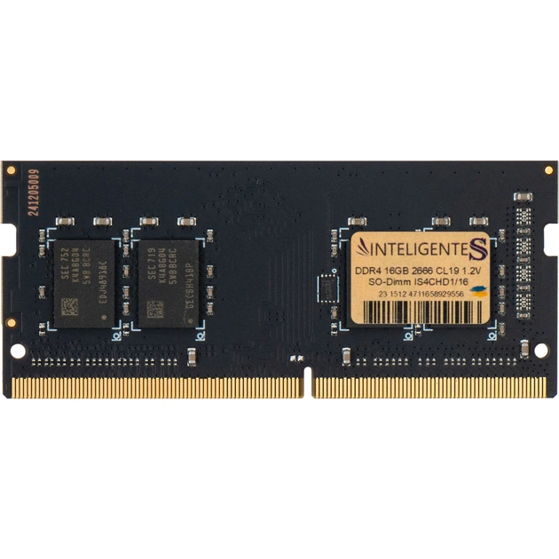 Модуль пам'яті для ноутбука SoDIMM DDR4 16GB 2666 MHz INTELIGENTES (IS4CHD1/16) - зображення 1