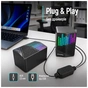 Акустична система ColorWay SoundWave 2.0 RGB USB Black (CW-SPU06BK) - зменшене зображення 8