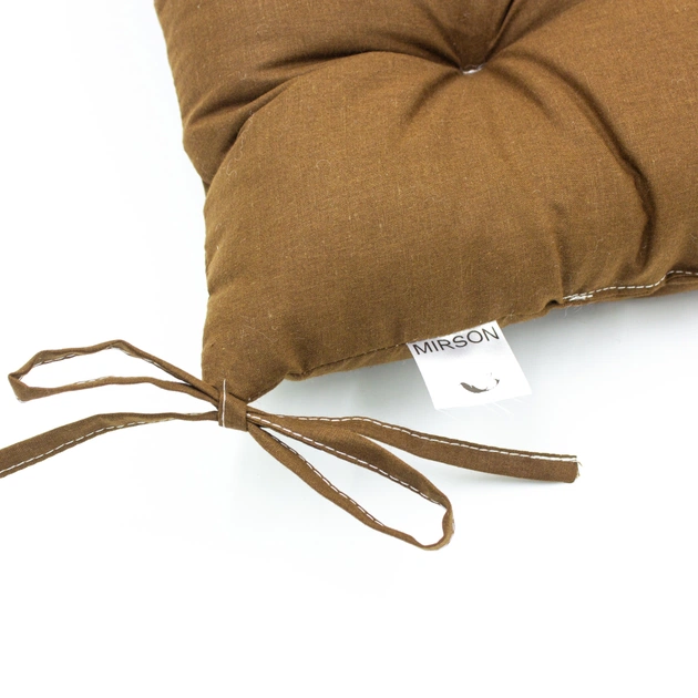 Подушка на стілець MirSon Ranforce Elite 19-1217 Chocolate Perla 40х40 см (2200006185253) - picture 3