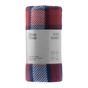 Плед Ardesto Fleece 100% поліестер, клітинка, синьо-бордовий 130х160 см (ART0719PB) - зменшене зображення 1