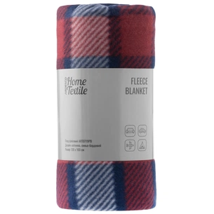 Плед Ardesto Fleece 100% полиэстер, клеточка, сине-бордовый 130х160 см (ART0719PB) изображение 1