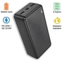 Батарея універсальна BOROFONE 30000mAh BJ56B Graceful 22.5W+PD20W Black (6941991116445) - зменшене зображення 4