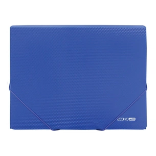 Папка на резинках Economix А4 фактура "діамант", синя (E31601-02) зображення 1