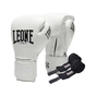 Боксерські рукавички Leone GN111 The Greatest White 16 унцій (бинти в комплекті) (GN111_White_16oz) - зменшене зображення 1