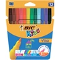 Фломастери Bic Kids Visa 880 12 кольорів (bc888695) - зменшене зображення 1