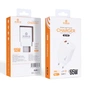 Зарядний пристрій XoKo 1xUSB-C PD65W + 1xUSB QC3.0 GaN white (XK-QC-620) - зменшене зображення 11