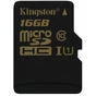 Карта пам'яті Kingston 16GB microSDHC Class 10 UHS-I (SDCA10/16GBSP) - зменшене зображення 1