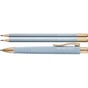 Ручка шариковая Faber-Castell набор шариковая ручка + 2 карандаша Writing Set POLY BALL Urban, цвет голубой (32574) - уменьшенное изображение 3