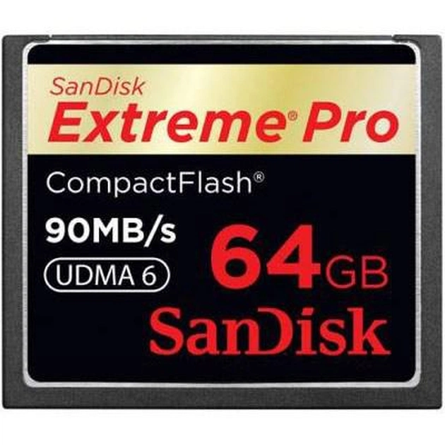 Карта пам'яті SanDisk 64Gb Compact Flash eXtreme Pro (SDCFXP-064G-X46/SDCFXPS-064G-X46) - изображение 1