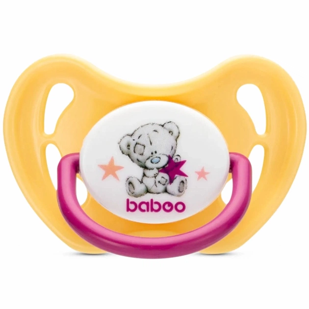 Пустышка Baboo Me To You 0+ мес. персиковая (90412) - изображение 1