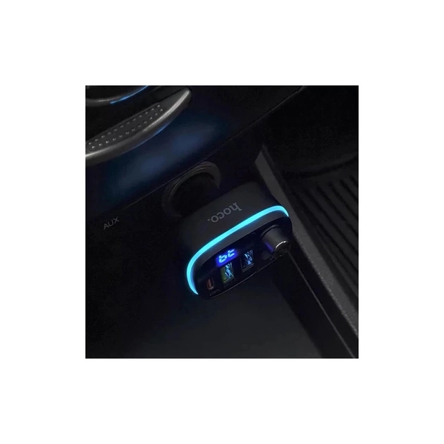 FM модулятор HOCO E62, Black, Box - picture 7