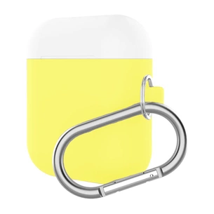 Чохол для навушників Armorstandart Hang Case для Apple AirPods Yellow/White (ARM53767) зображення 1