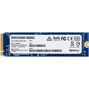 Накопичувач SSD для сервера 800GB M.2 NVMe PCIe 3.0 x4 2280 Synology (SNV3400-800G) зображення 1