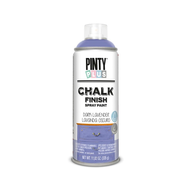 Фарба-аерозоль Pintyplus на водній основі Chalk-finish, Лавандова темна, 400 мл (8429576282405) - изображение 1