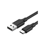 Дата кабель USB 2.0 AM to USB-C 0.5m 3.0A (18W) Nickel Plating US287 Black Ugreen (60115) - preview 1
