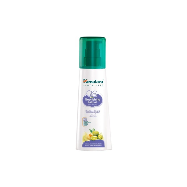 Дитяча олія Himalaya Herbals з олією оливи та морозної вишні 200 мл (8901138833534) - изображение 1
