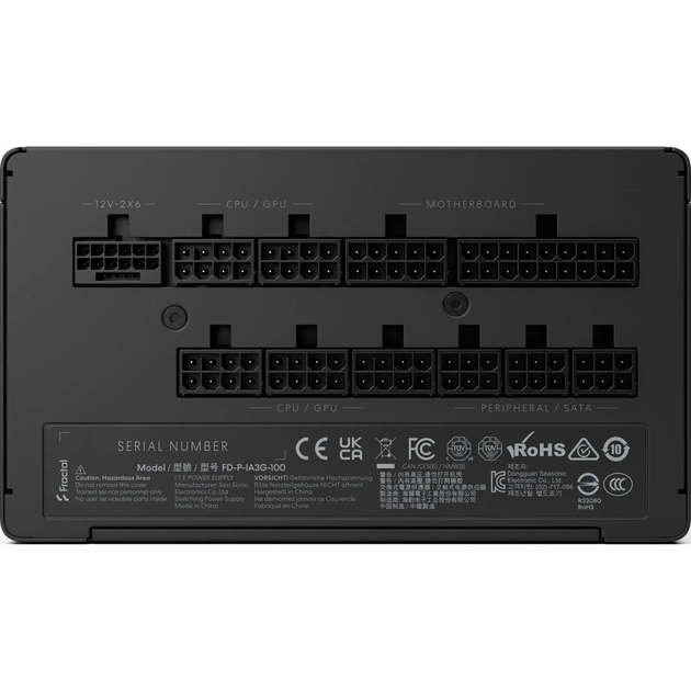 Блок питания Fractal Design 1000W Ion 3 Gold (FD-P-IA3G-100-EU) - изображение 3