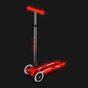Самокат Micro Maxi Deluxe Glow LED Plus Червона аура (MMD379) - зменшене зображення 5