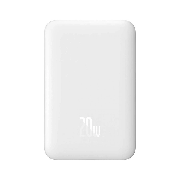 Батарея універсальна Baseus Wireless Magnetic Mini 10000mAh 20W, White (PPCX030002\PPCXM10) (P10022100212-00) - зображення 1