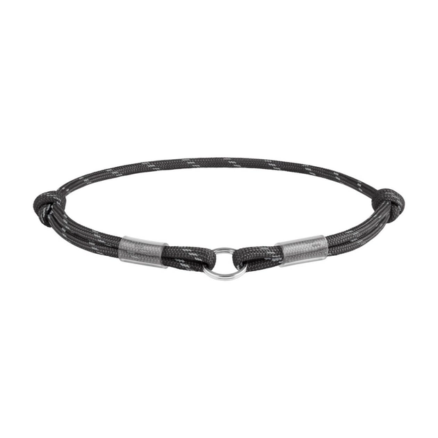 Шнурок для адресника WAUDOG Smart ID М 42-76 см черный (60391) - изображение 1