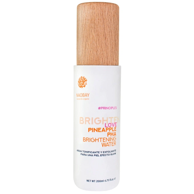 Тонік для обличчя Naobay Principles Brighten Love Pineapple PHA Brightening Water 200 мл (8436568902708) - изображение 1