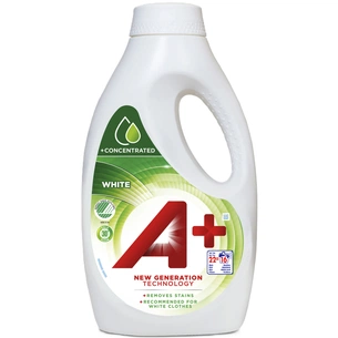 Гель для прання A+ White Для білих тканин 880 мл (8435495810636) зображення 1