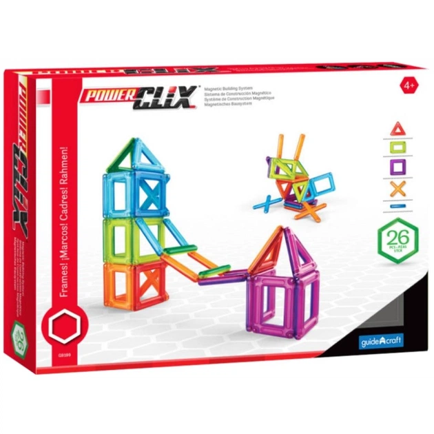 Конструктор Guidecraft PowerClix Frames, 26 деталей (G9199) - изображение 1