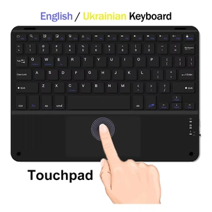 Клавіатура BeCover with TouchPad Bluetooth UA Black (713403) зображення 1