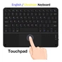 Клавіатура BeCover with TouchPad Bluetooth UA Black (713403) - зменшене зображення 1