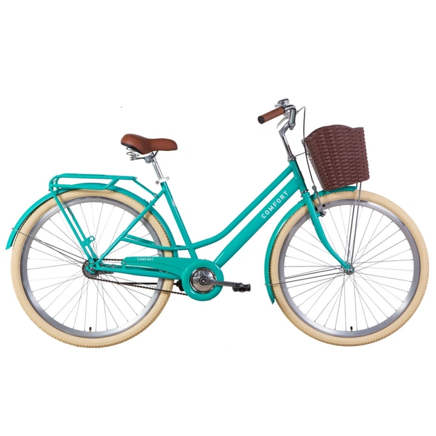 Велосипед Дорожник 28" COMFORT FEMALE рама-19,5" 2021 Turquoise (OPS-D-28-195) - изображение 1