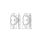 Гальмівні колодки Bosch 0986494830 - зменшене зображення 3