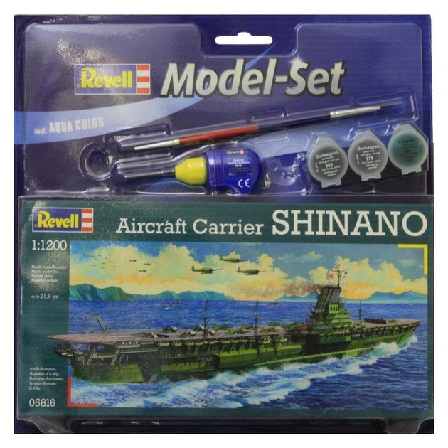 Збірна модель Revell Лінійний корабель Aircraft Carrier Shinano 1:1200 (65816) - изображение 1