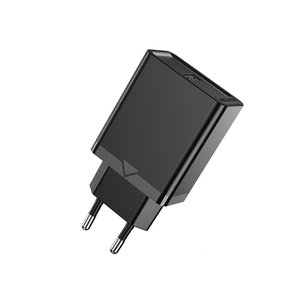 Зарядний пристрій Vention 1xUSB 18W (USB-A) QC3.0 black (FABB0-EU) зображення 1