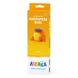 Набор для творчества Lipaka пластилину, Помаранчева жаба (30124-UA01) изображение 1