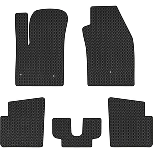 Килимок в салон EVAtech Fiat 500 2007+ Htb USA (FT1443CV5FL3RBB) зображення 1