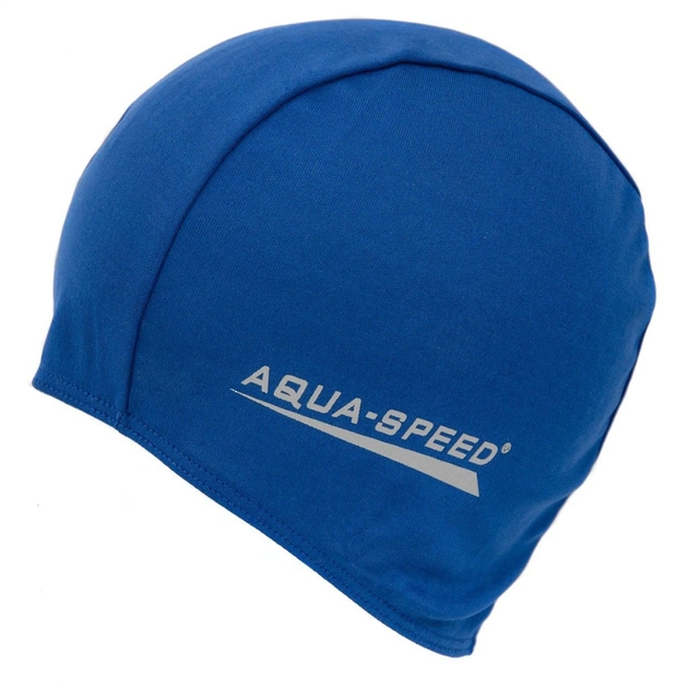 Шапка для плавання Aqua Speed Polyester Cap 091-02 6454 синій, сірий Уні OSFM (5908217664549) - зображення 1
