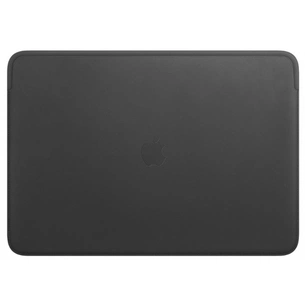 Чохол до ноутбука Apple 16" MacBook Pro, Leather Sleeve, Black (MWVA2ZM/A) зображення 1