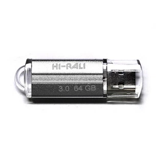 USB флеш накопичувач Hi-Rali 64GB Corsair Series Silver USB 3.0 (HI-64GB3CORSL) изображение 1
