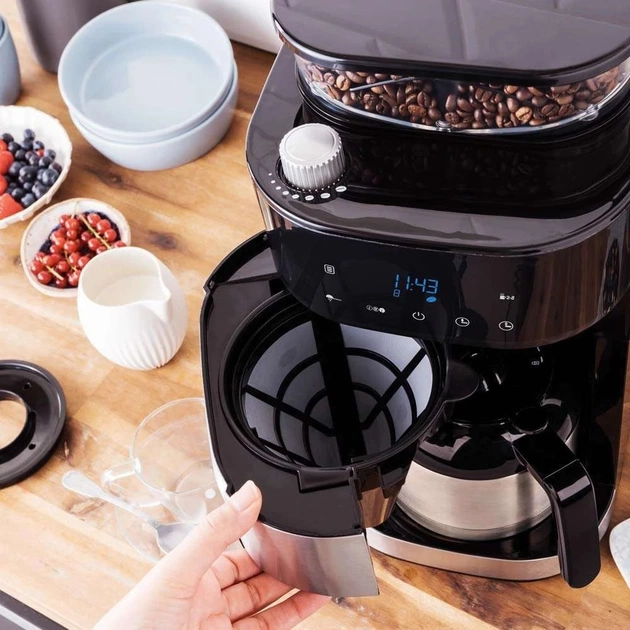 Кофеварка Gastroback Coffee Machine Grind & Brew Pro Thermo (42711S) - изображение 1