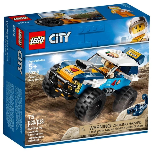 Конструктор LEGO City Гонщик у пустелі 75 деталей (60218) - зображення 1